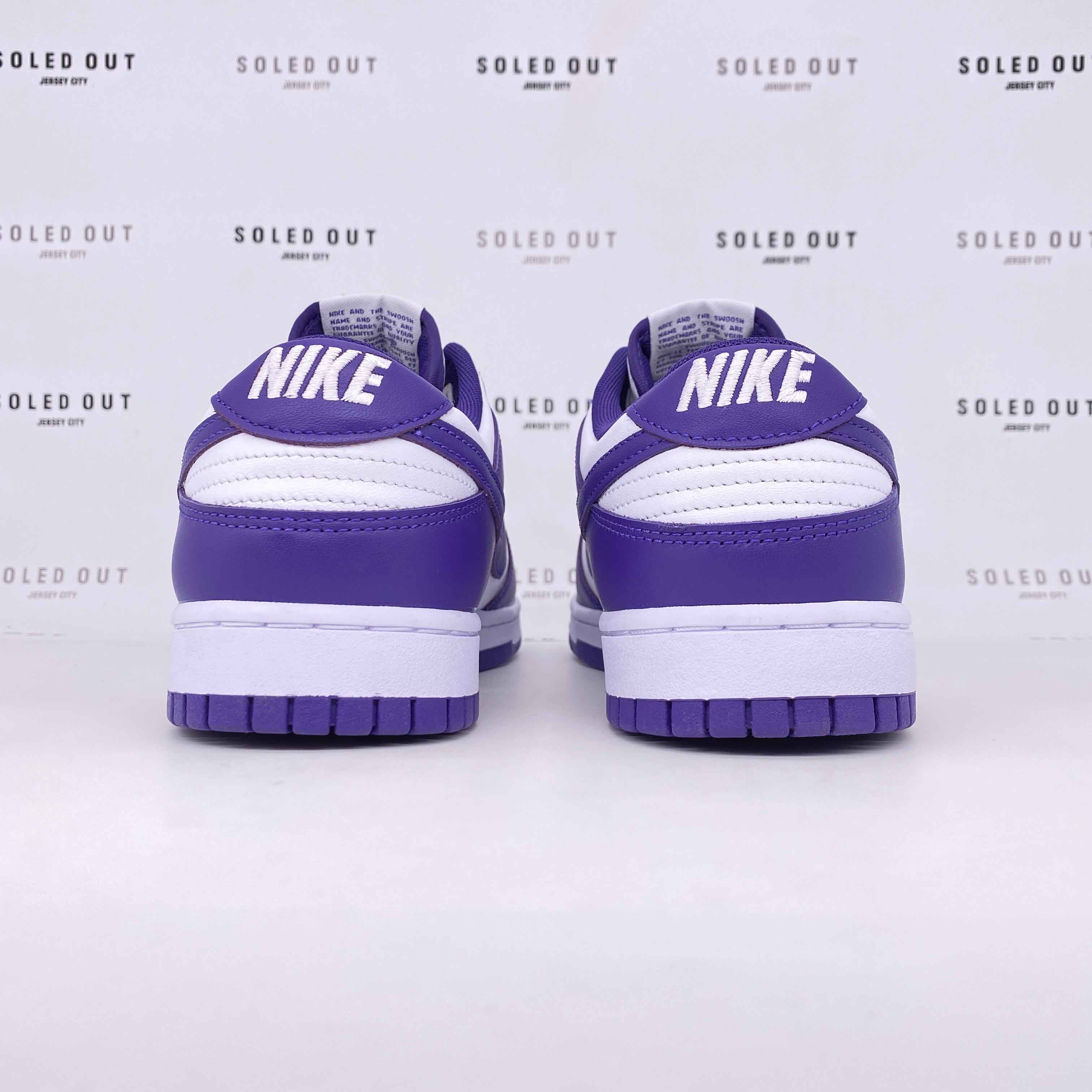 Nike Dunk Low Retro &quot;Court Purple&quot; 2022 New Size 9