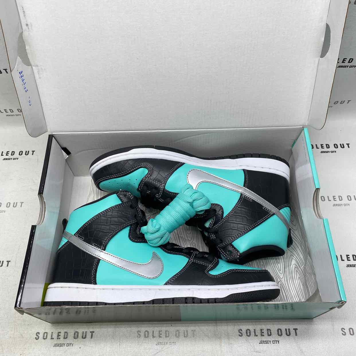 Nike Dunk High PRM SB &quot;Tiffany&quot; 2014 Used Size 10
