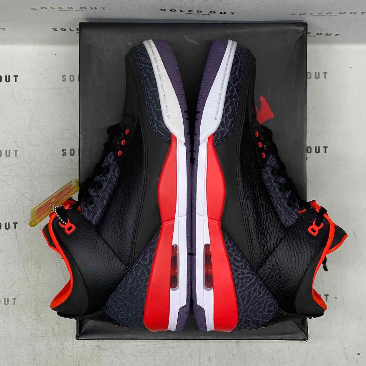 Air Jordan 3 Retro &quot;Crimson&quot; 2013 Used Size 10.5