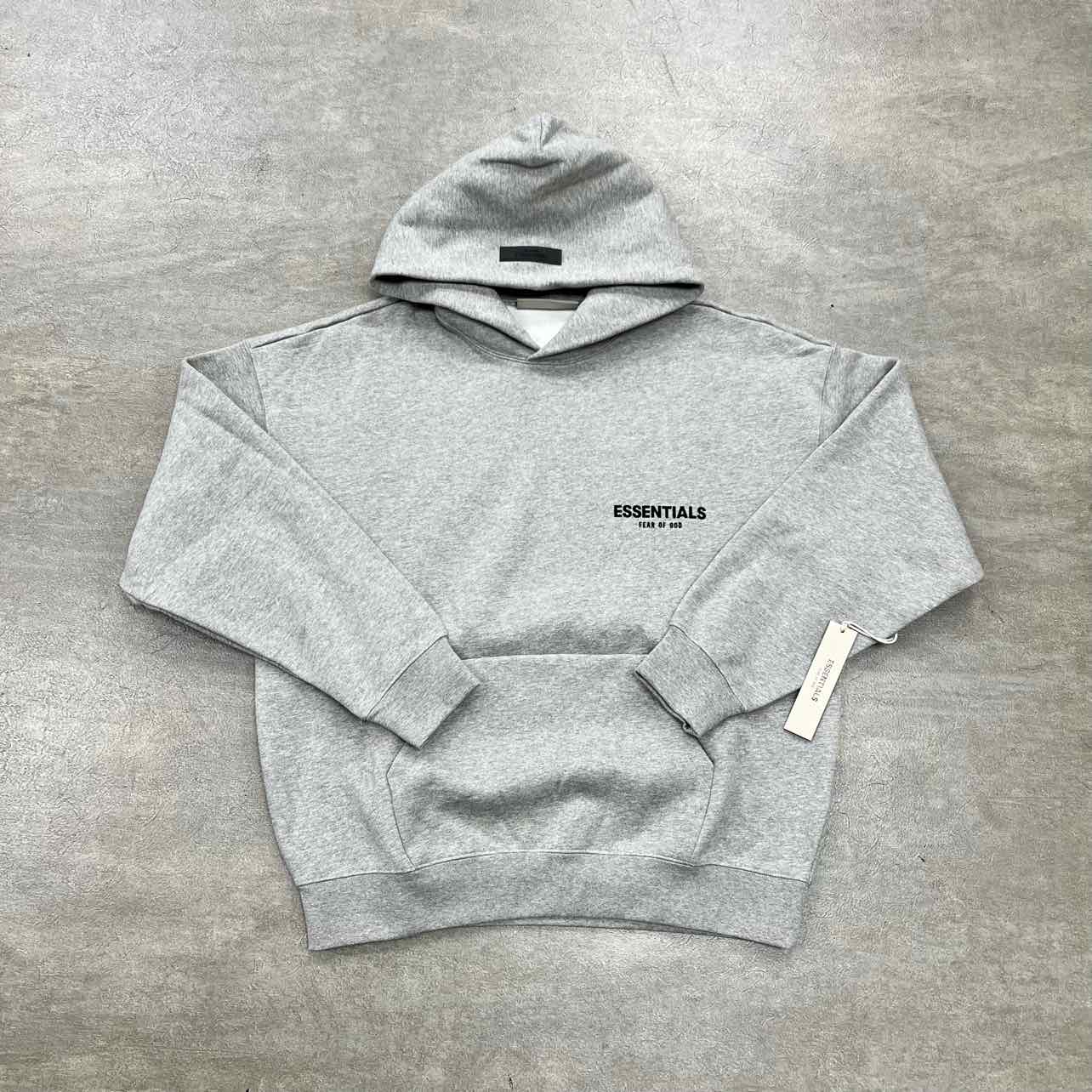 Fear of God Hoodie "ESSENTIALS" Heather Oat New Size M