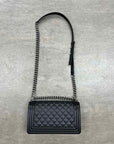 Chanel Handbag "QUILTED" Used Black Size OS