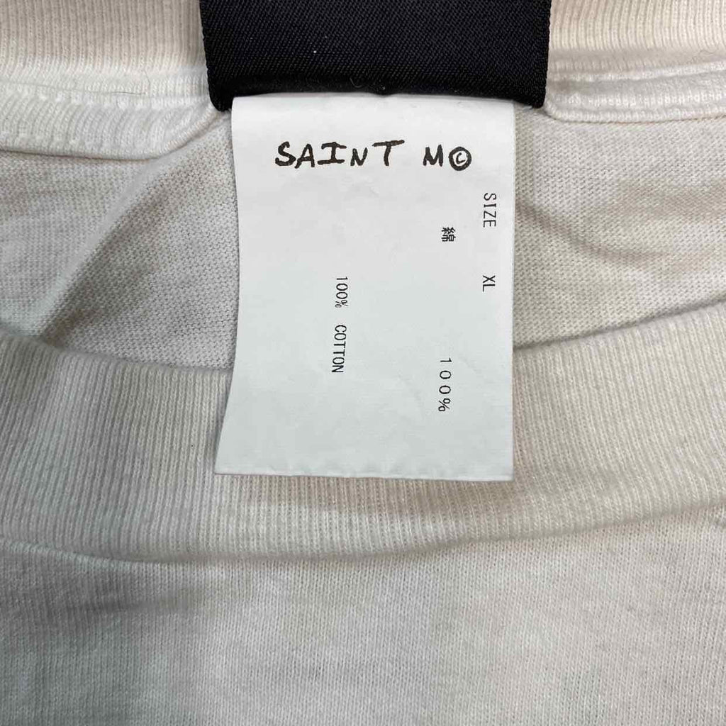 Vlone T-Shirt "NO CAP" White Used Size XL