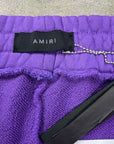 Amiri Sweatpants "MA LOGO" Purple New Size XL