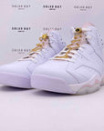 Air Jordan (W) 6 Retro "Gold Hoops" 2021 New Size 9.5W
