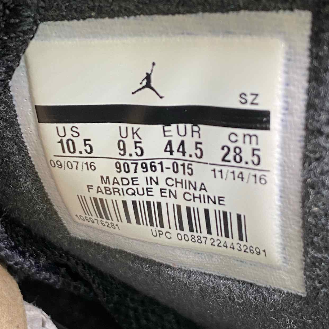 Air Jordan 6 Retro &quot;Chameleon&quot; 2017 Used Size 10.5
