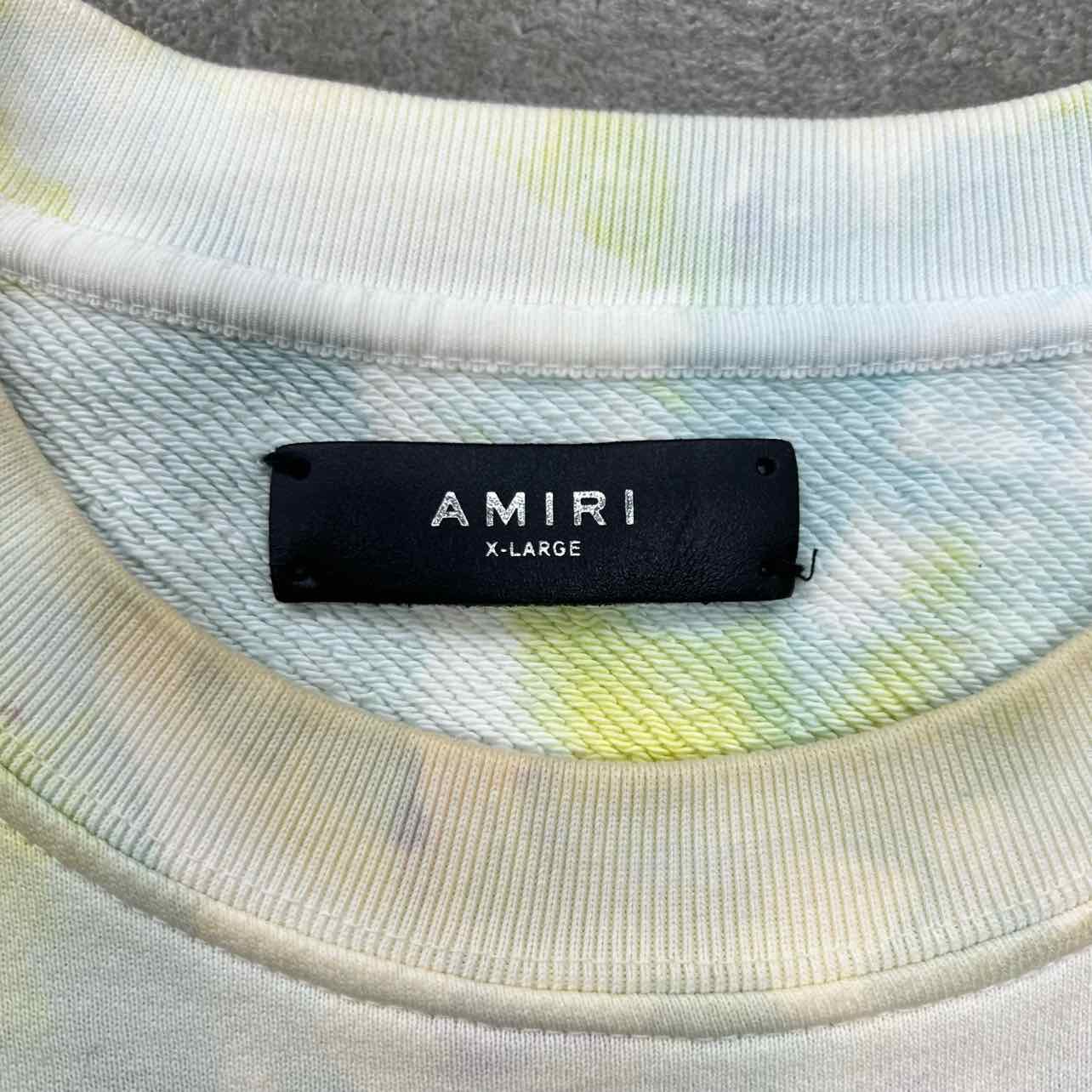 Amiri Crewneck Sweater "TIE DYE" Multicolor Used Size XL