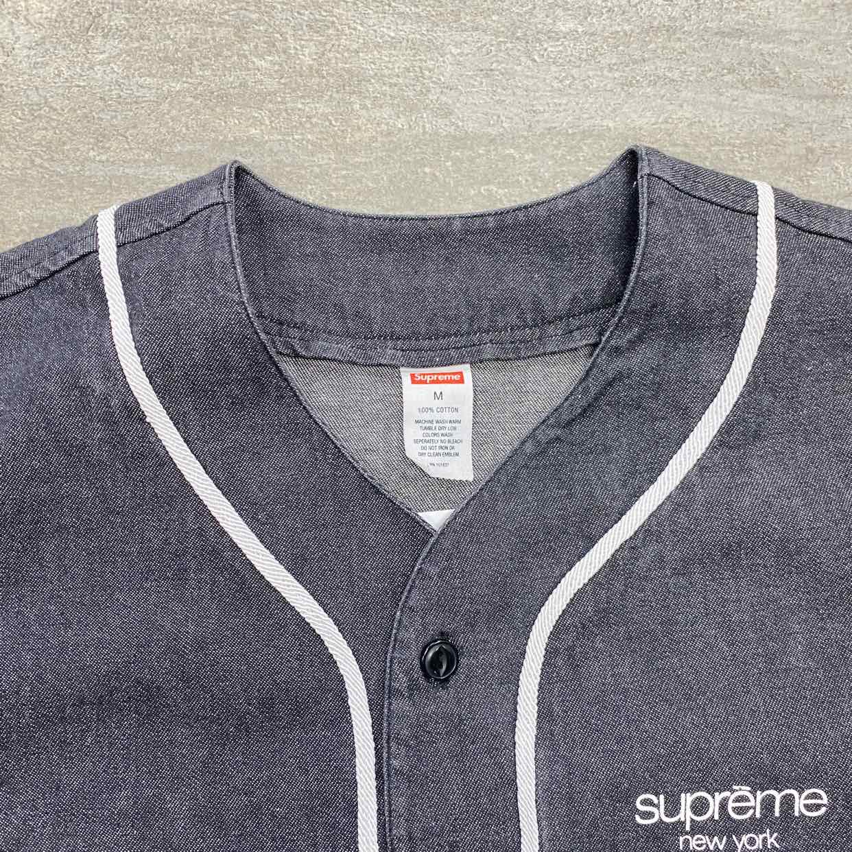 Supreme Jersey Grey &quot;CLASSIC LOGO&quot; Used Size M