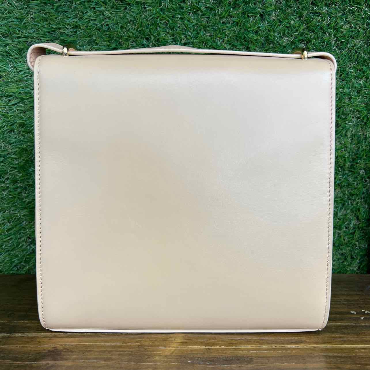 Bottega Veneta Handbag &quot;CLIP BAG&quot; New (Cond) Almond Size OS