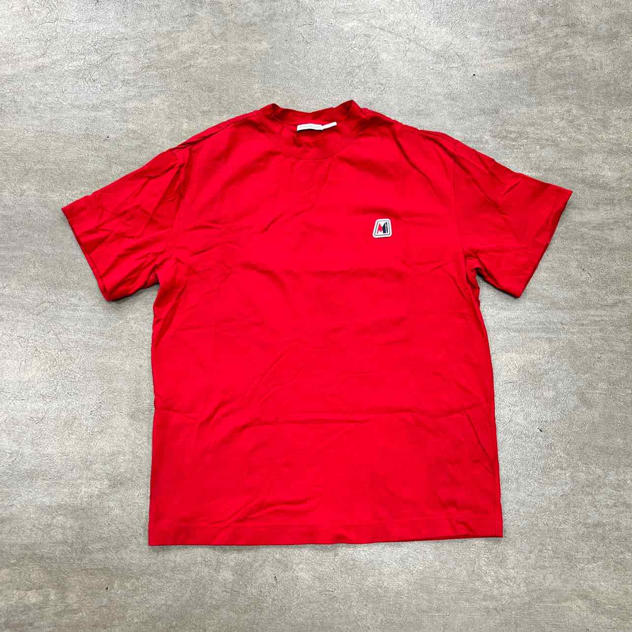 Moncler T-Shirt &quot;MAGLIA&quot; Red Used Size L