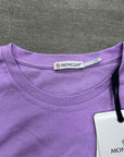 Moncler T-Shirt "PASTEL" Purple New Size 14