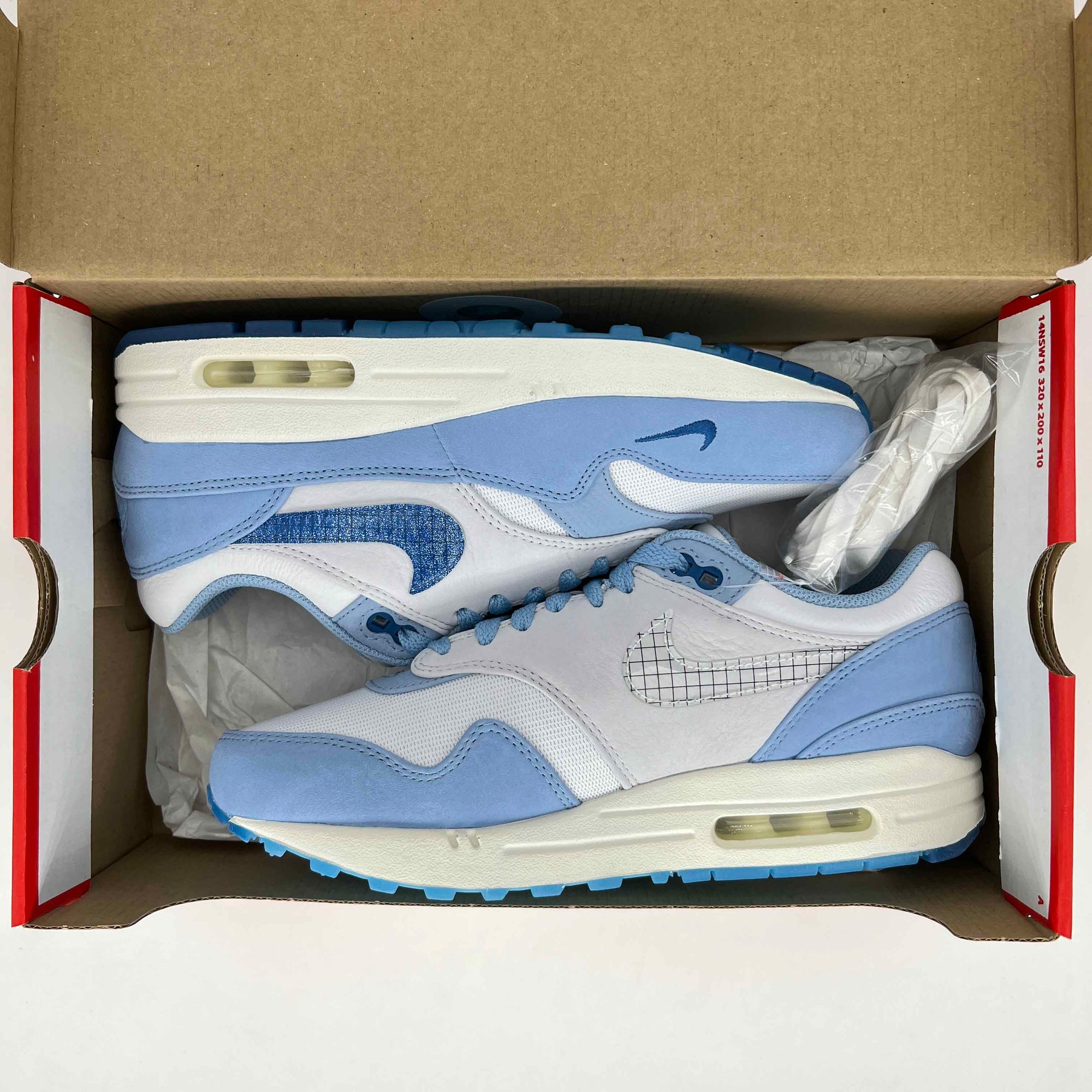 Nike Air Max 1 PRM &quot;Blueprint&quot; 2022 New Size 9