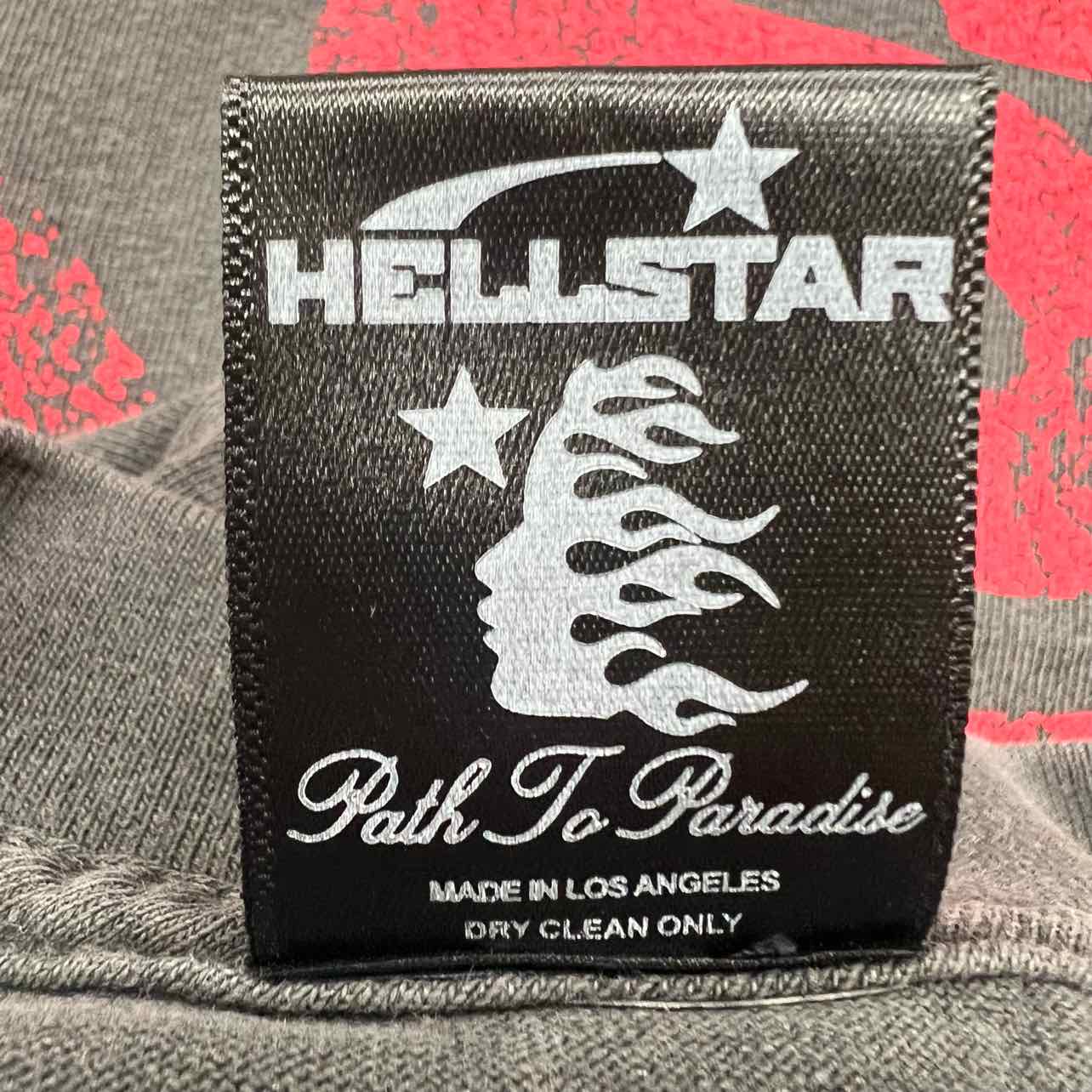 Hellstar T-Shirt "PATH TO PARADISE" Off Black New Size L