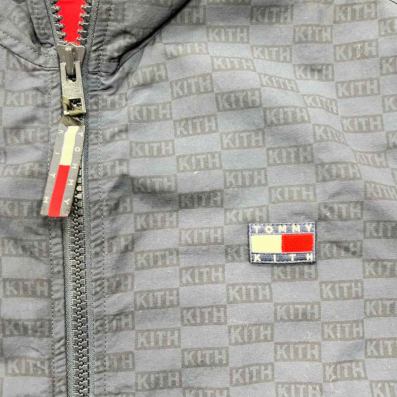 Kith Track Jacket "TOMMY KITH" Navy Used Size S