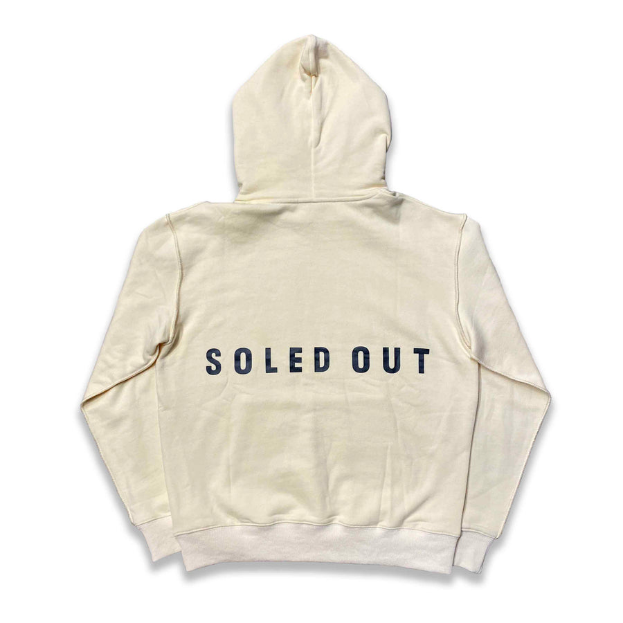 Soled Out Hoodie Cream New Size L
