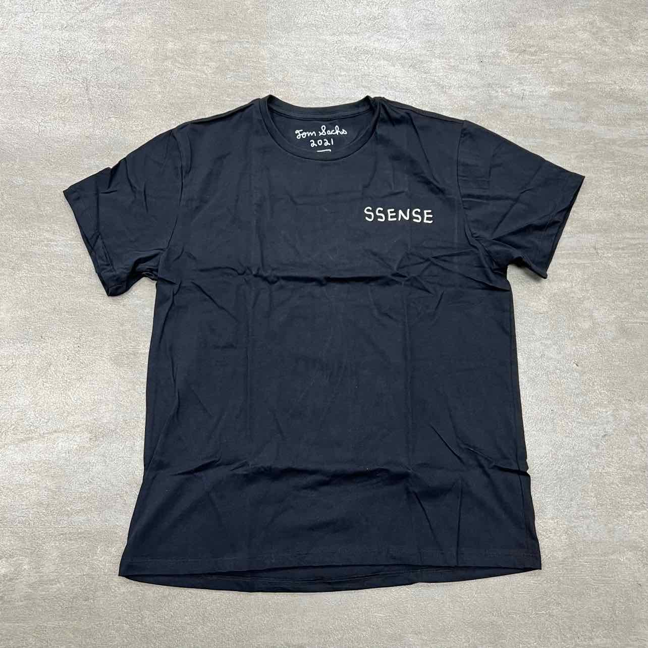 Tom Sachs T-Shirt &quot;SSENSE&quot; Black New Size S