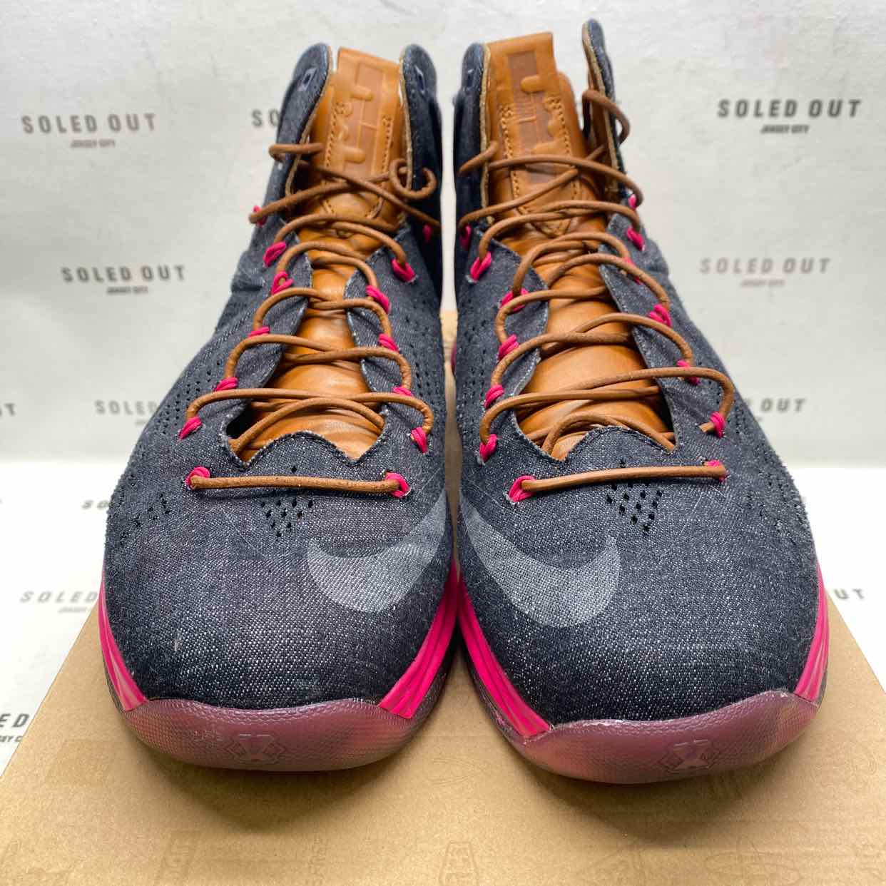 Nike Lebron 10 EXT &quot;Denim&quot; 2013 Used Size 10