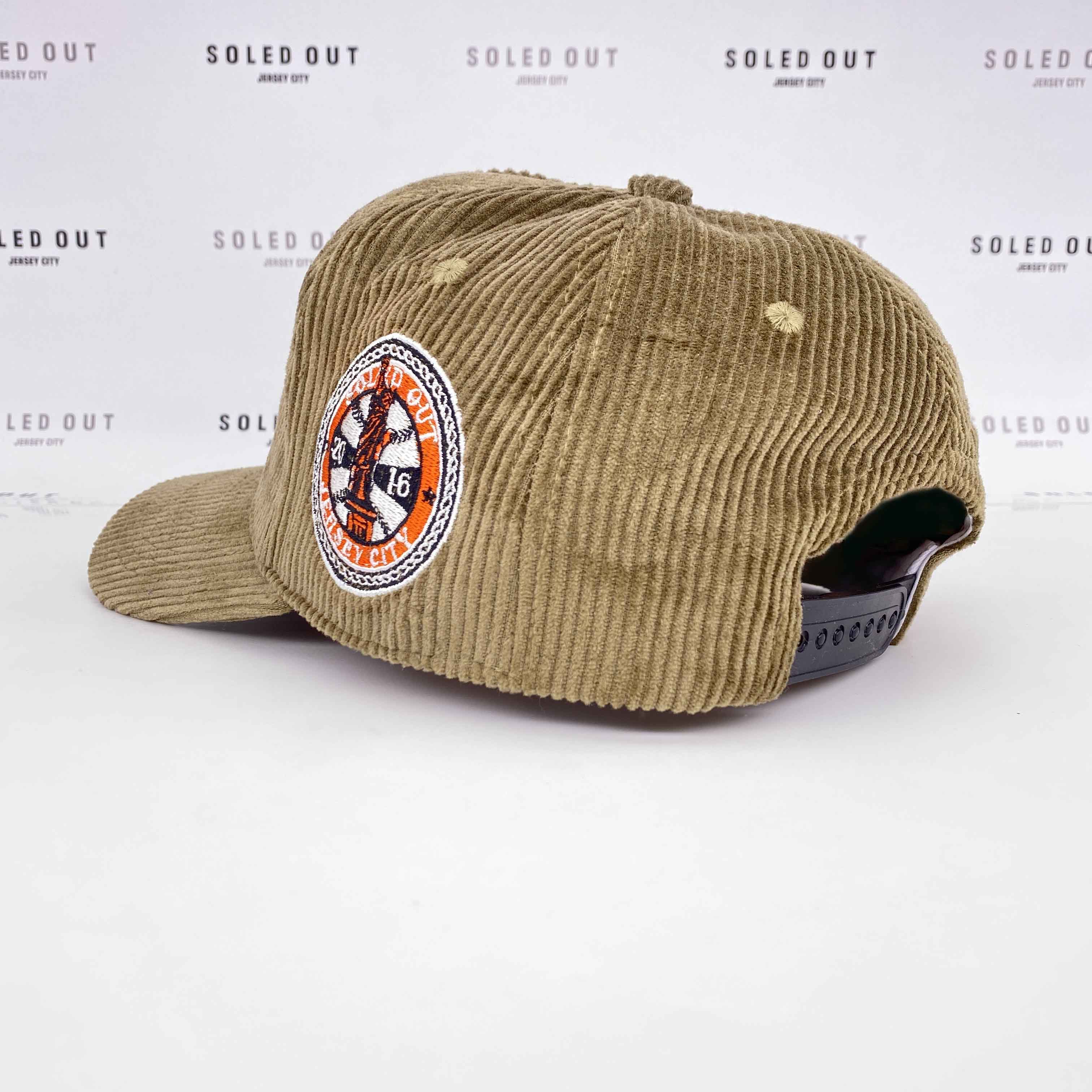 Soled Out Snapback &quot;CORDUROY MOSS&quot; 2022 New Size OS
