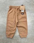 Burberry Sweatpants "CASHMERE" Brown New Size 18