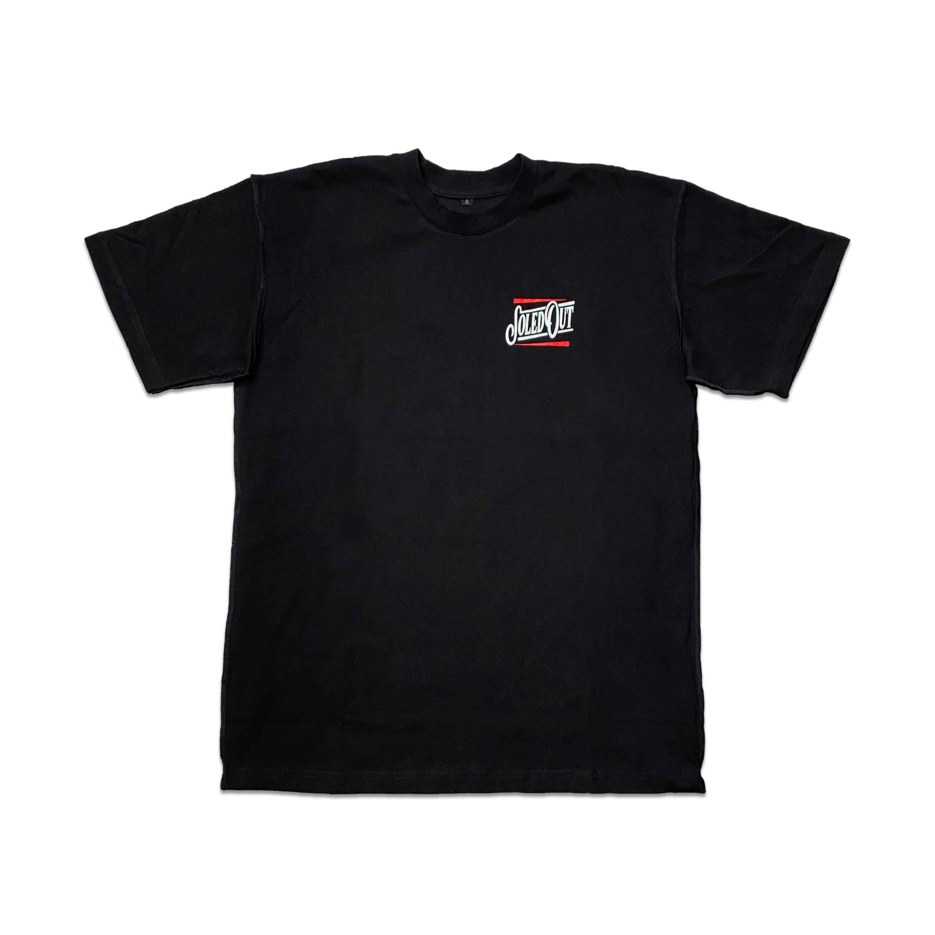 Soled Out T-Shirt &quot;ADVERTISEMENT&quot; Black New Size S