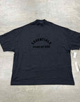 Fear of God T-Shirt "ESSENTIALS" Jet Black New Size L
