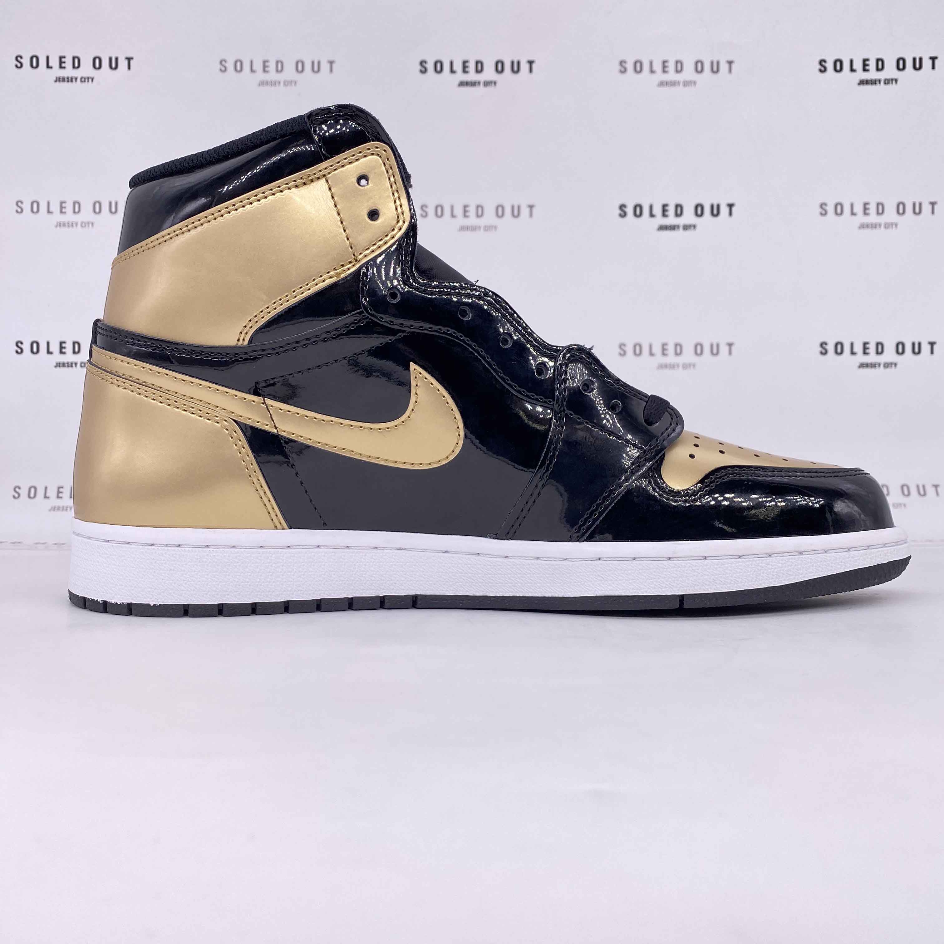 Air Jordan 1 Retro High OG &quot;Gold Toe&quot; 2018 New Size 12