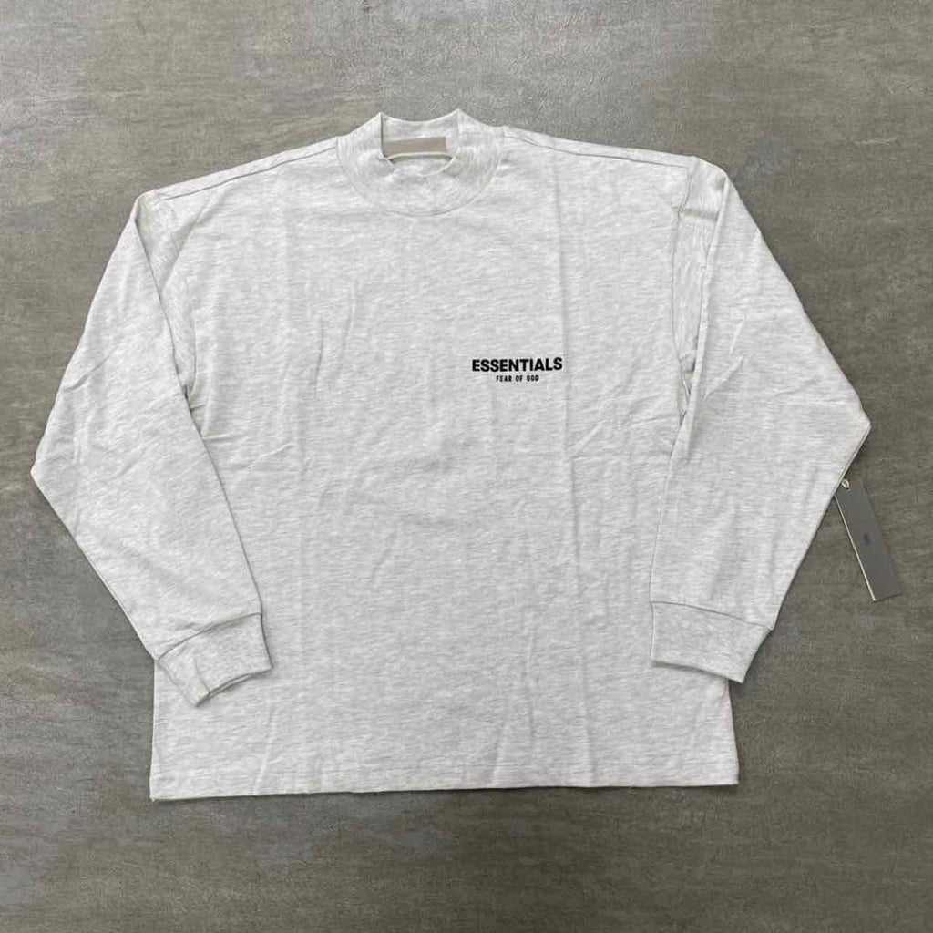 Fear of God Long Sleeve "ESSENTIALS" Light Oatmeal New Size XL