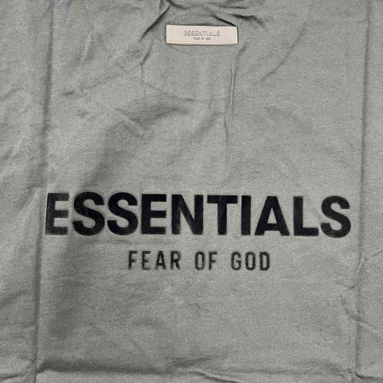 Fear of God T-Shirt &quot;ESSENTIALS&quot; Stretch Limo New Size XL
