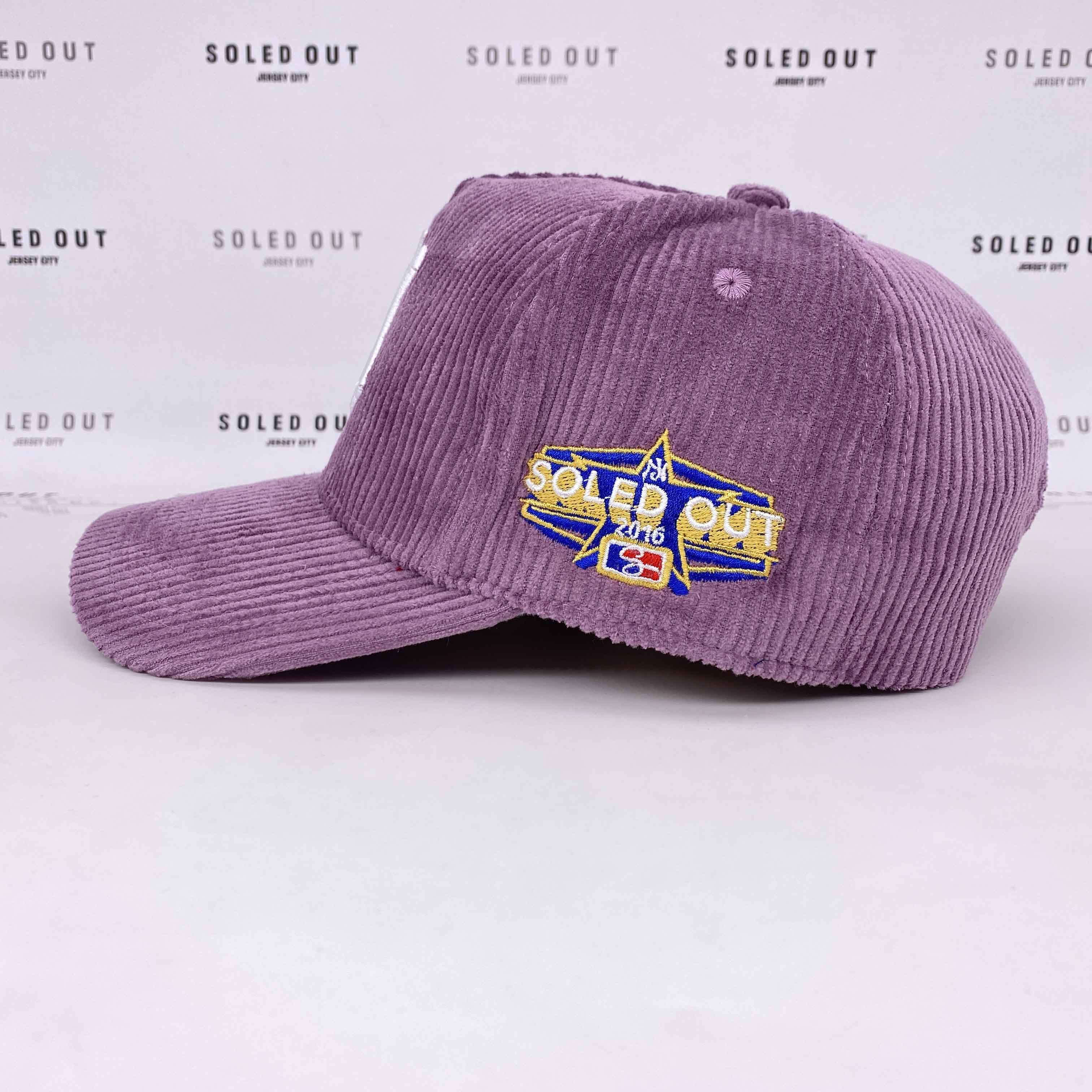 Soled Out Snapback &quot;CORDUROY LILAC&quot; 2022 New Size OS