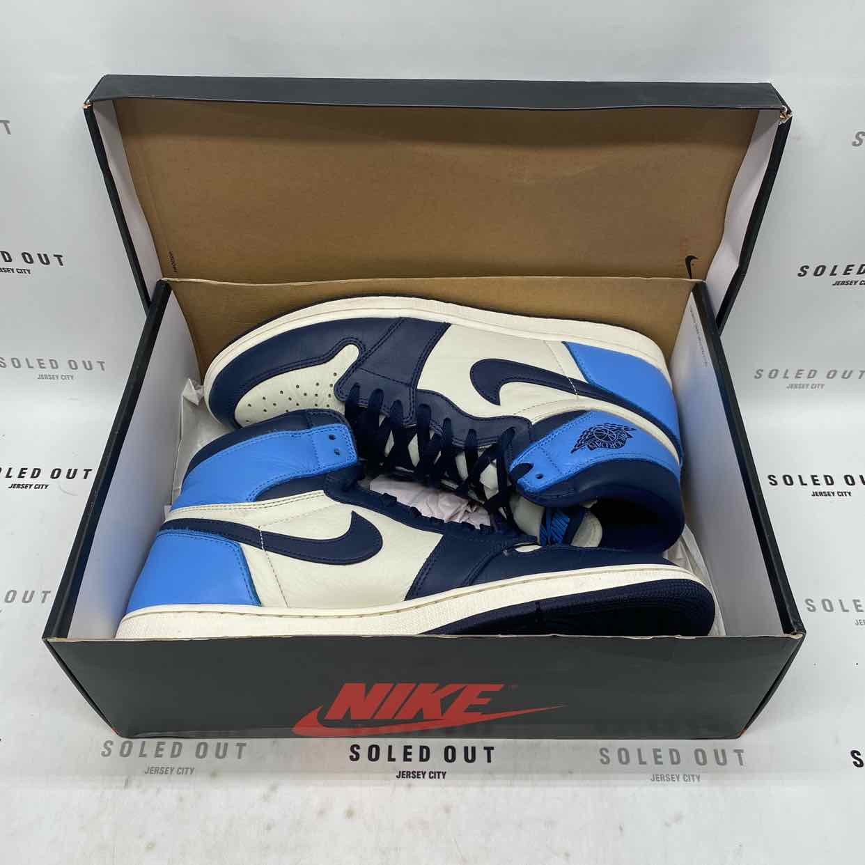 Air Jordan 1 Retro High OG &quot;Unc Obsidian&quot; 2019 Used Size 13