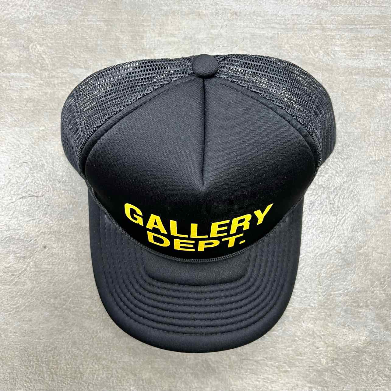 Gallery DEPT. Trucker Hat &quot;YELLOW&quot; New Black