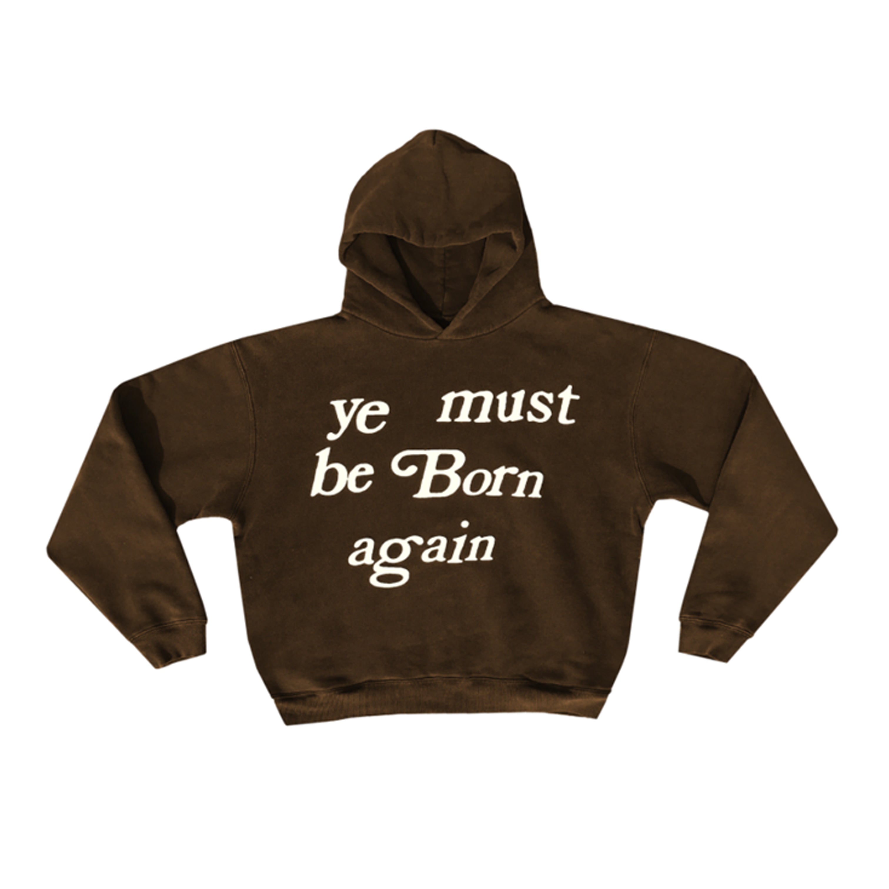 CPFM Hoodie "YE MUST BE BORN AGAIN" Brown New Size S