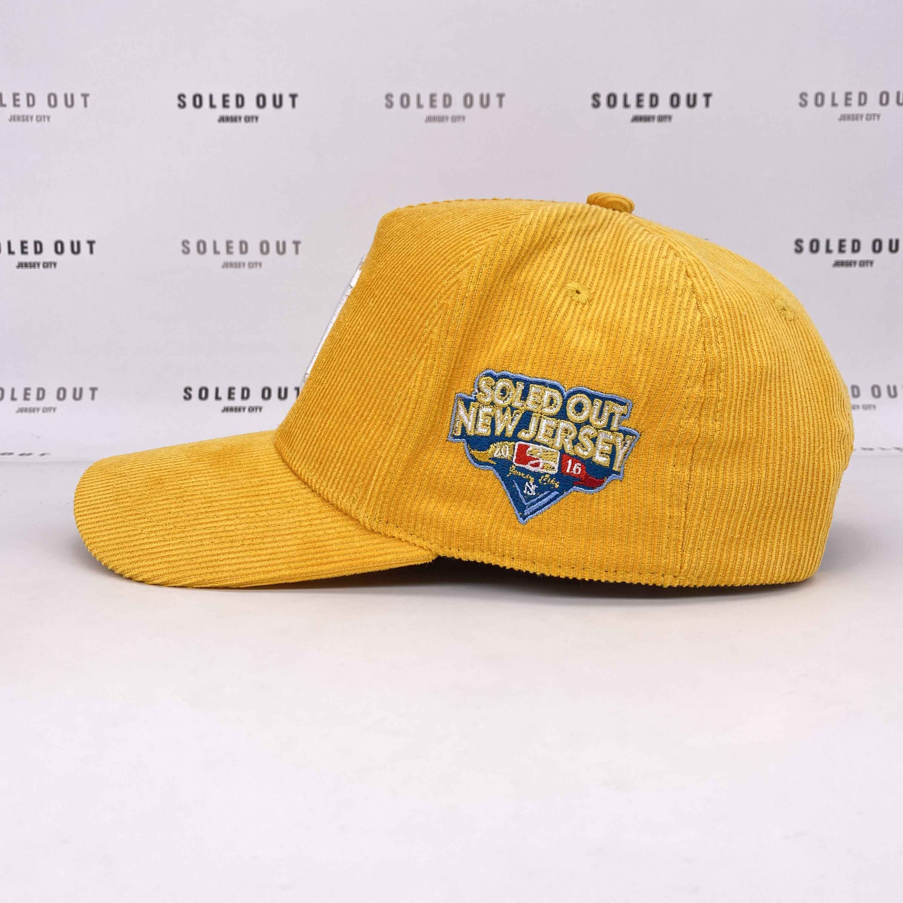Soled Out Snapback &quot;CORDUROY MUSTARD&quot; 2022 New Size OS