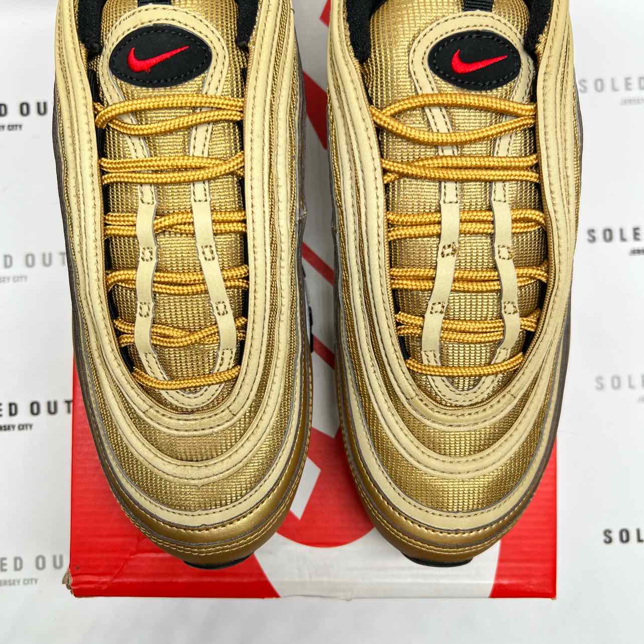 Nike Air Max 97 &quot;Metallic Gold&quot; 2017 New Size 10