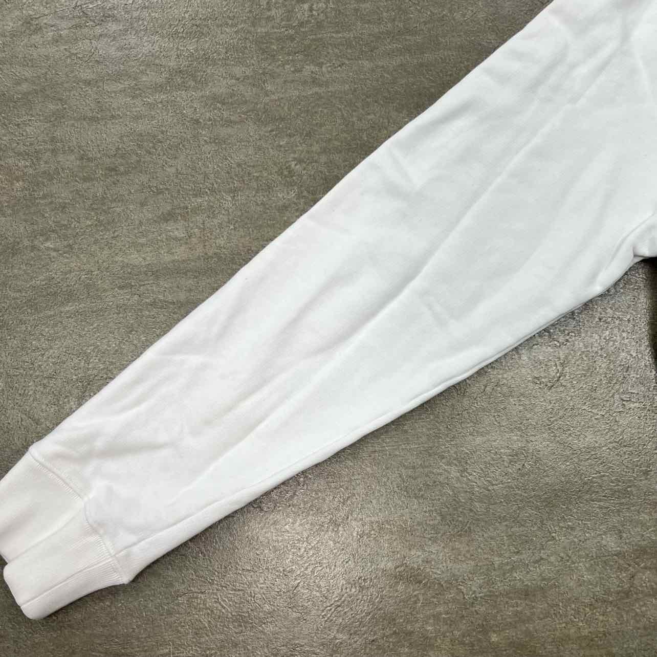 OFF-WHITE Crewneck Sweater "ILLUSIONS" White Used Size XL