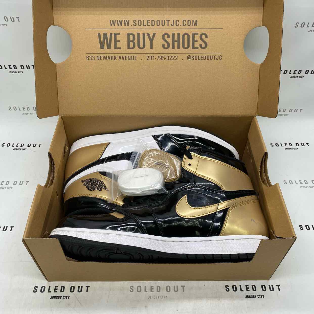 Air Jordan 1 Retro High OG &quot;Gold Toe&quot; 2018 Used Size 11.5