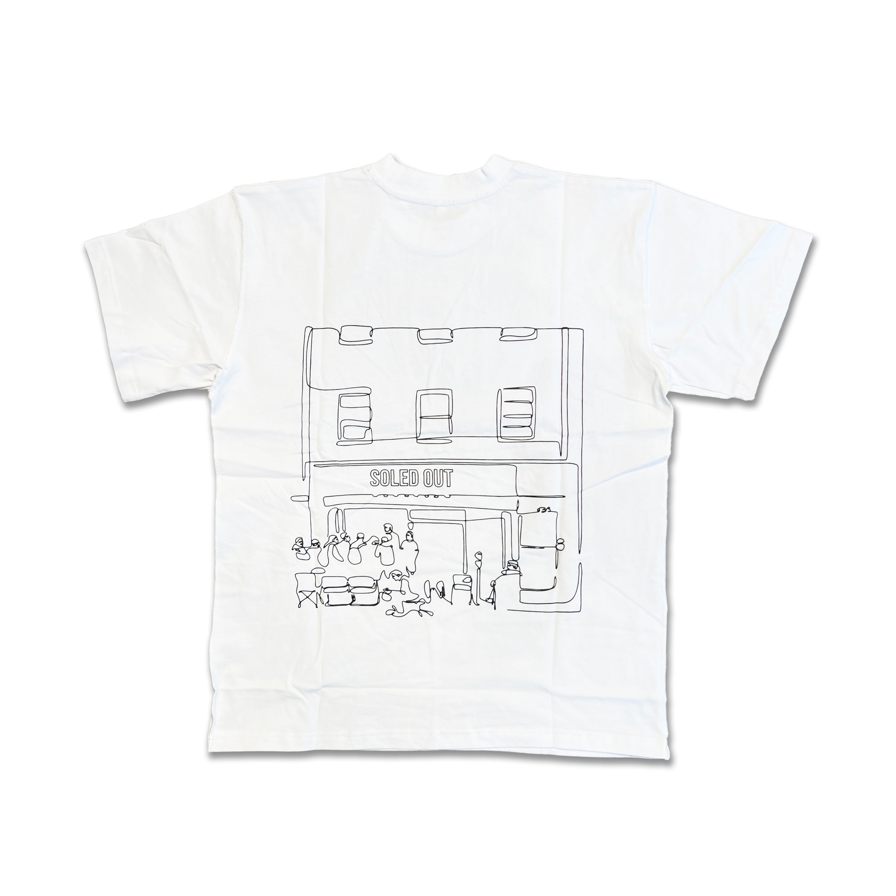 Soled Out T-Shirt &quot;SHOP&quot; White New Size XL