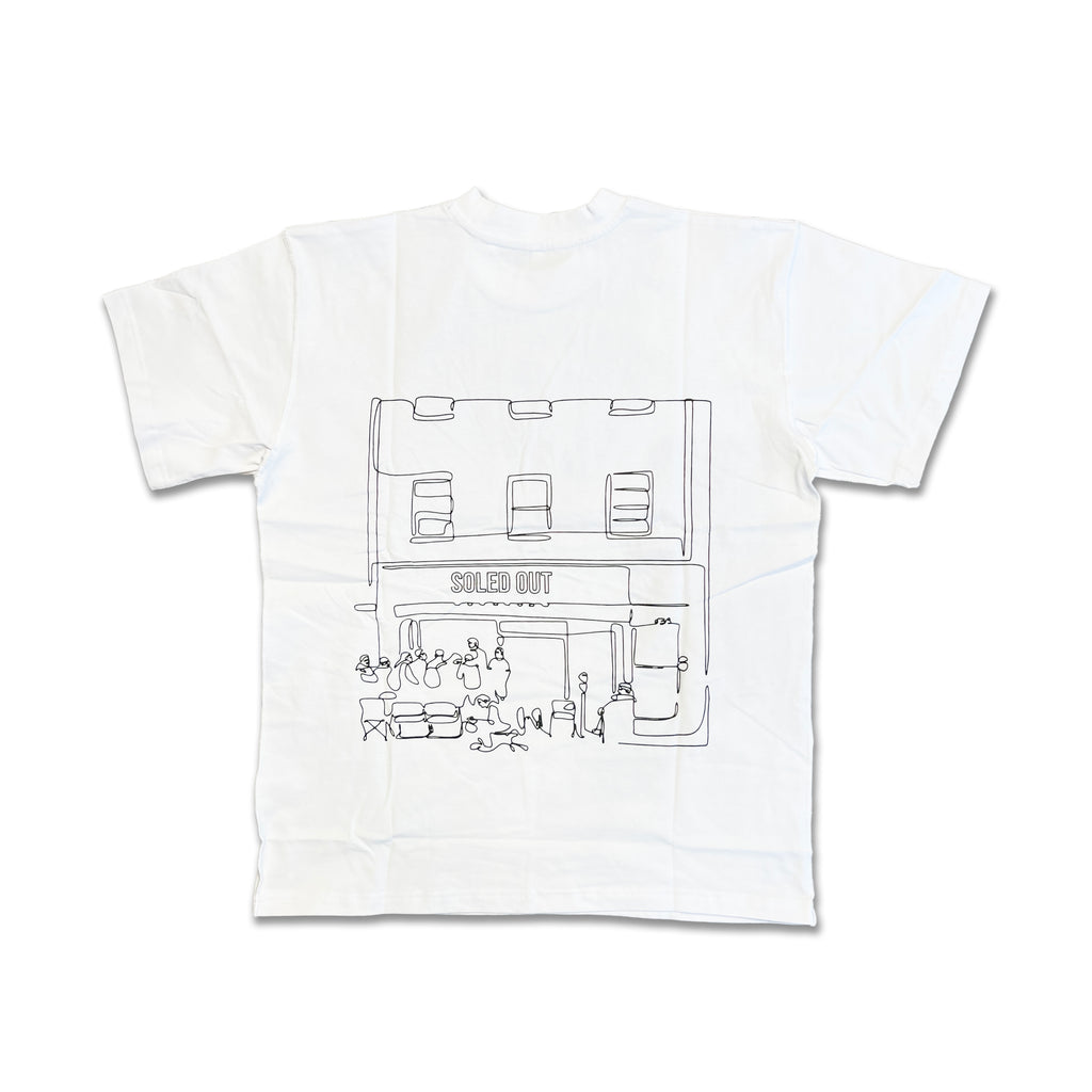 Soled Out T-Shirt "SHOP" White Size M