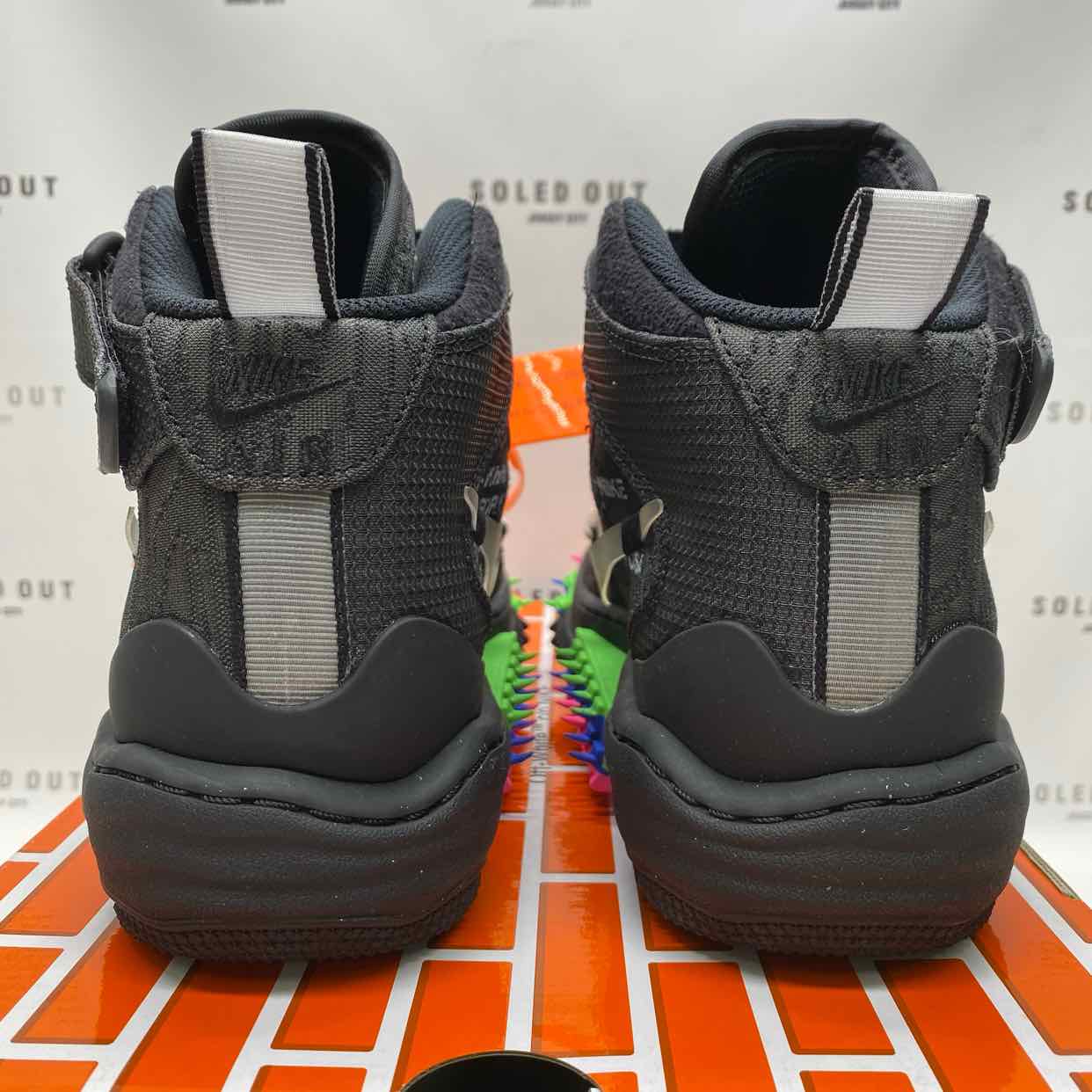 Nike Air Force 1 Mid / OW &quot;Black&quot; 2022 New Size 7