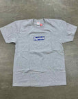 Supreme T-Shirt "PAISLEY BOX LOGO" Grey New Size L