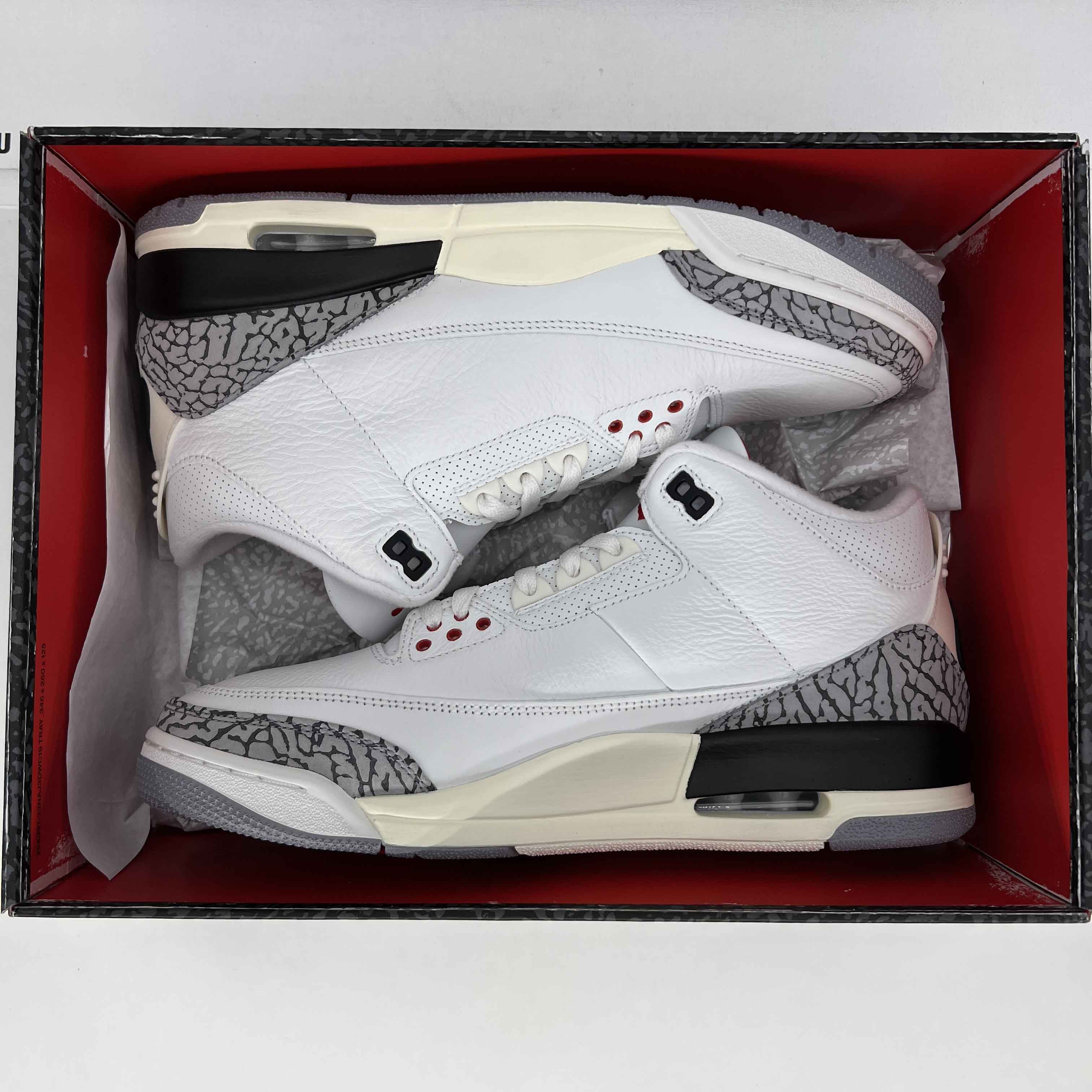 Air Jordan 3 Retro &quot;White Cement Reimagined&quot; 2023 New Size 12