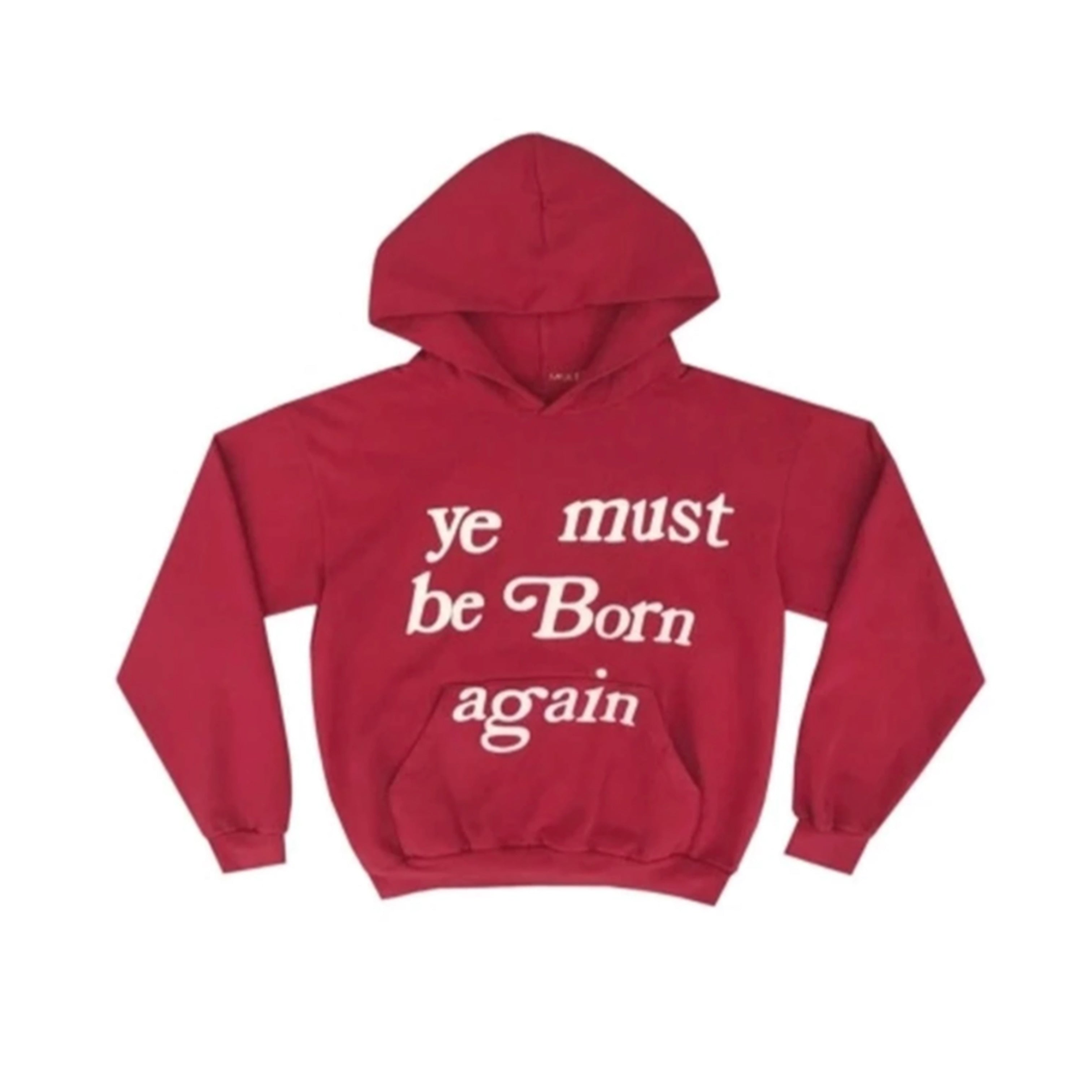 CPFM Hoodie &quot;YE MUST BE BORN AGAIN&quot; Red New Size S
