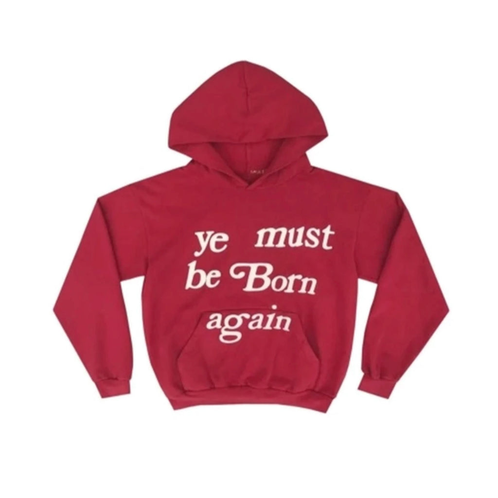 CPFM Hoodie "YE MUST BE BORN AGAIN" Red New Size S