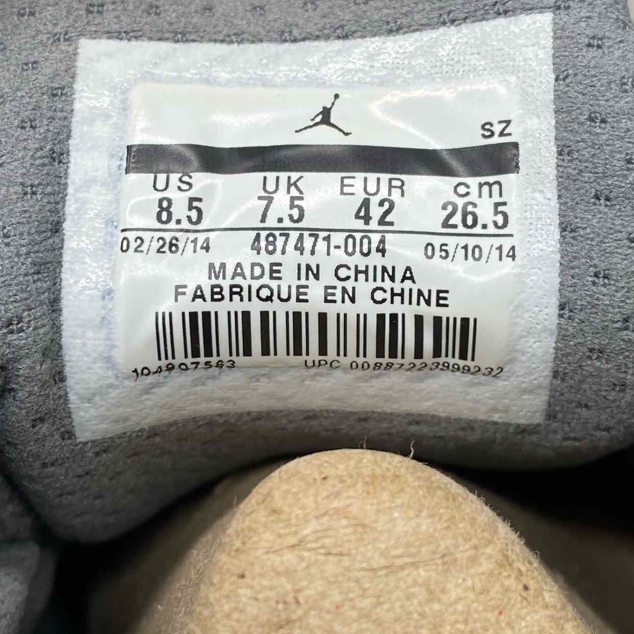 Air Jordan 14 Retro &quot;Wolf Grey&quot; 2014 Used Size 8.5