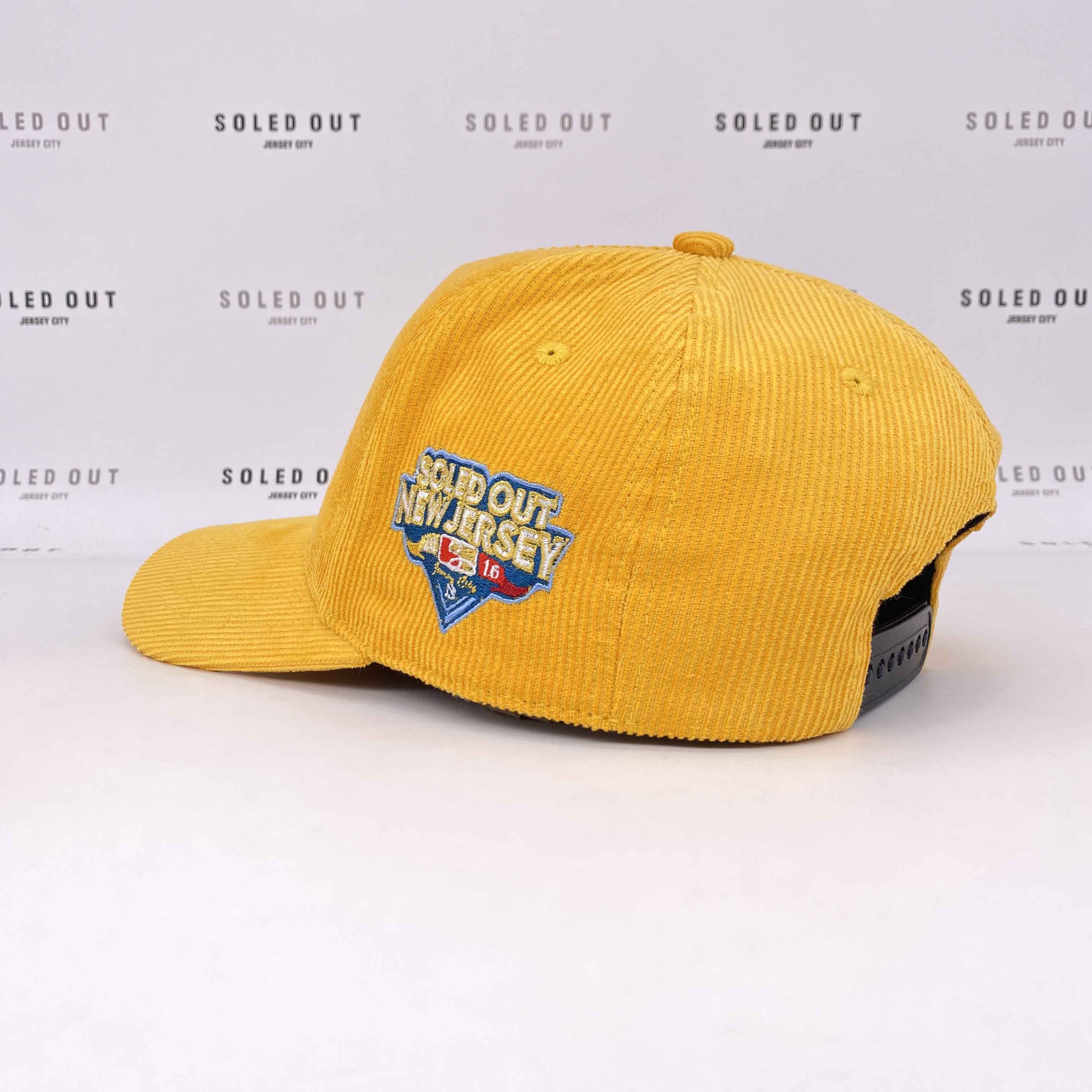 Soled Out Snapback &quot;CORDUROY MUSTARD&quot; 2022 New Size OS