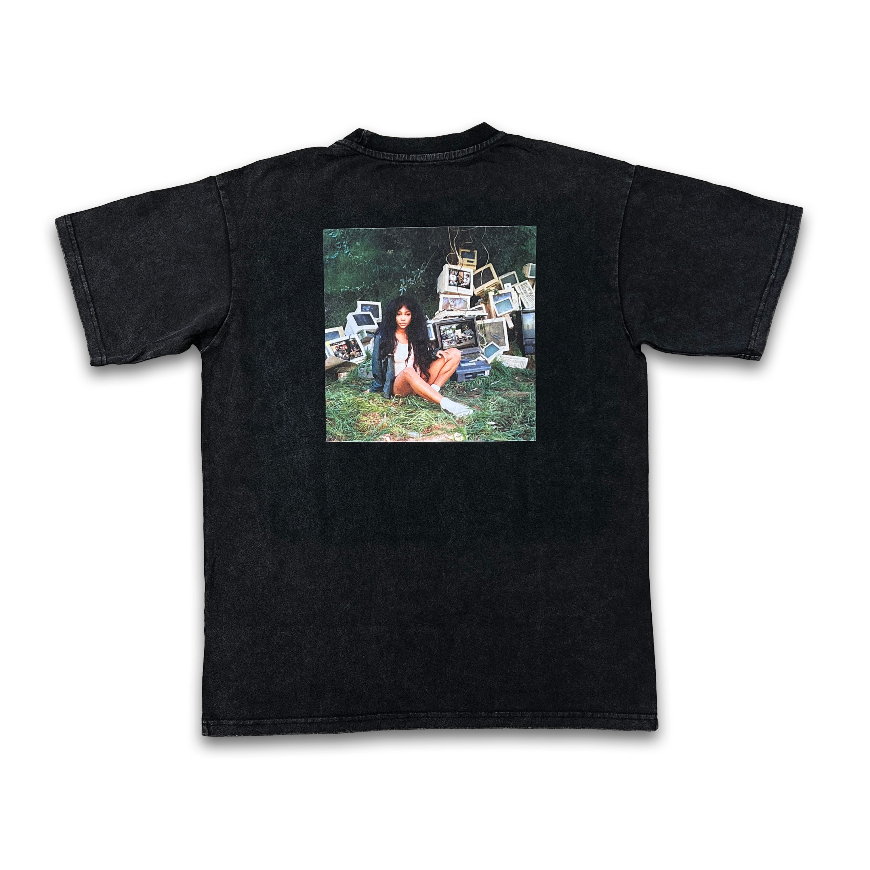 Soled Out T-Shirt "SZA" Vintage Black New Size S
