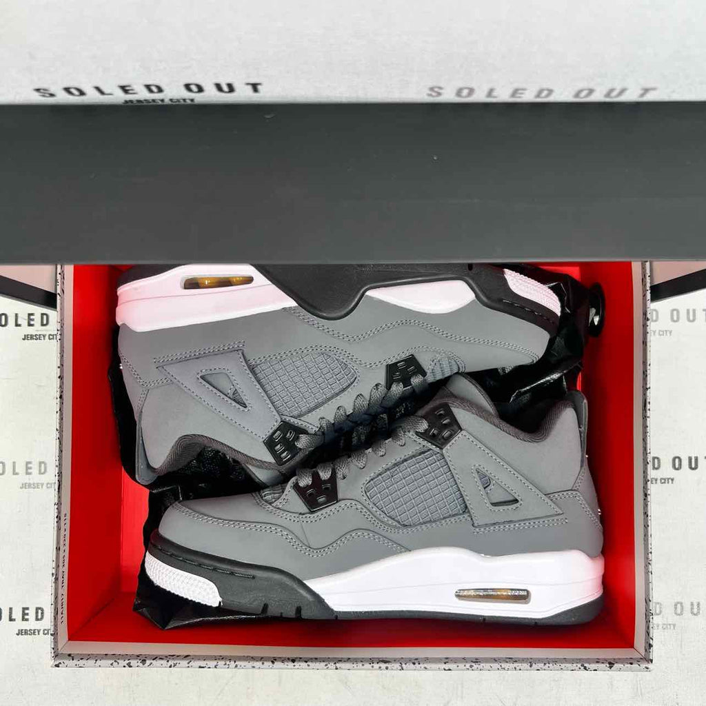 Air Jordan (GS) 4 Retro "Cool Grey" 2019 New Size 6.5Y