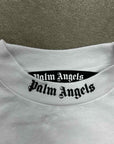 Palm Angels T-Shirt "NECK LOGO" White New Size L