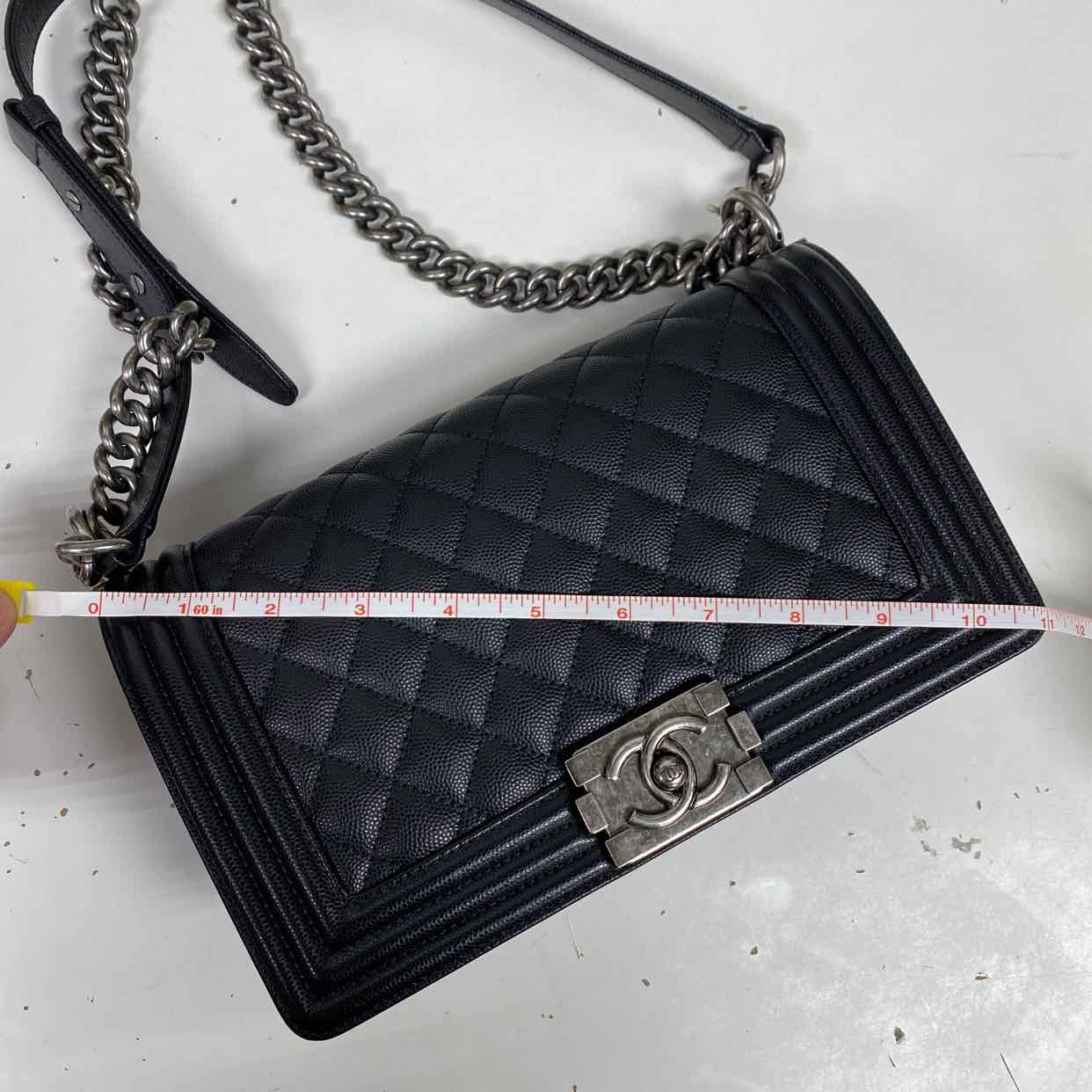 Chanel Handbag "QUILTED" Used Black Size OS