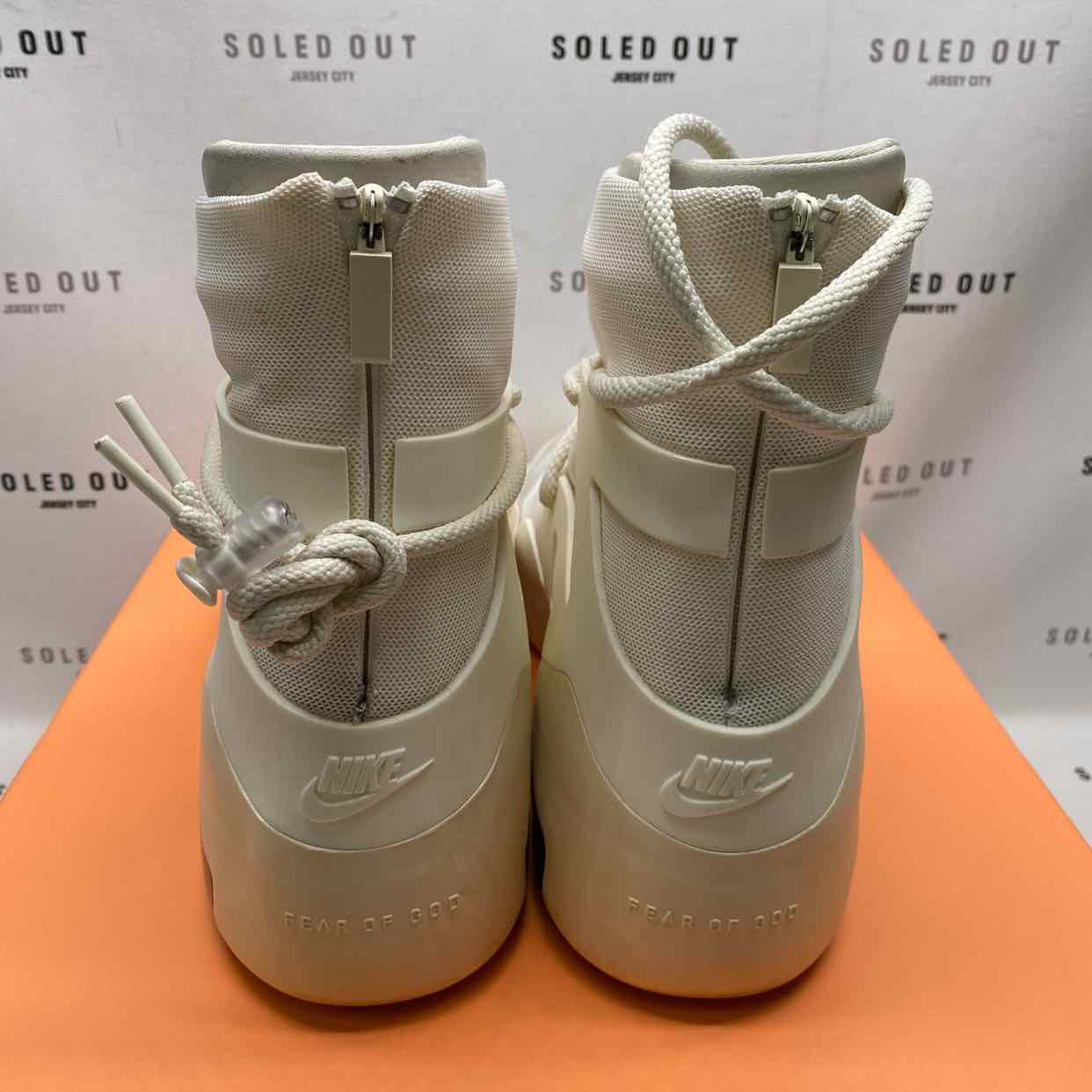 Nike Air Fear of God 1 &quot;SAIL BLACK&quot; 2019 Used Size 11