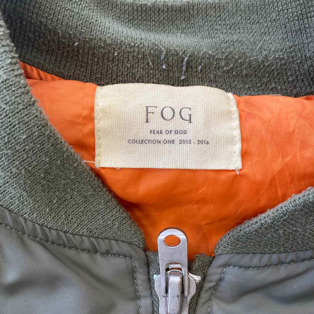 Fear of God Jacket Olive Used Size M